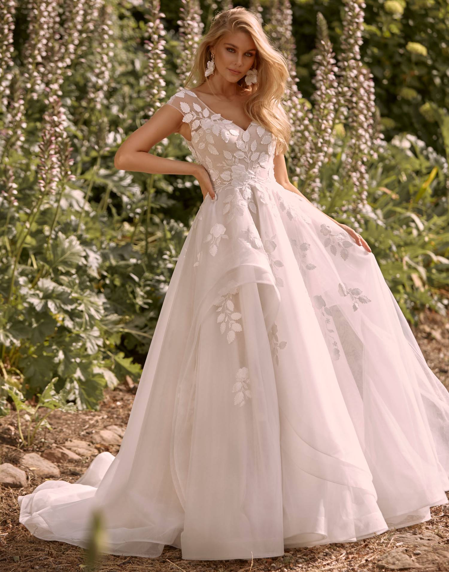 Cassia – Madi Lane Wedding Dress Collection – Front View